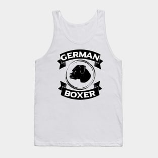 German Boxer Dog Head dog owners dog lovers Tank Top